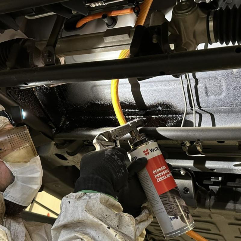 Ochranný nástřik podvozku